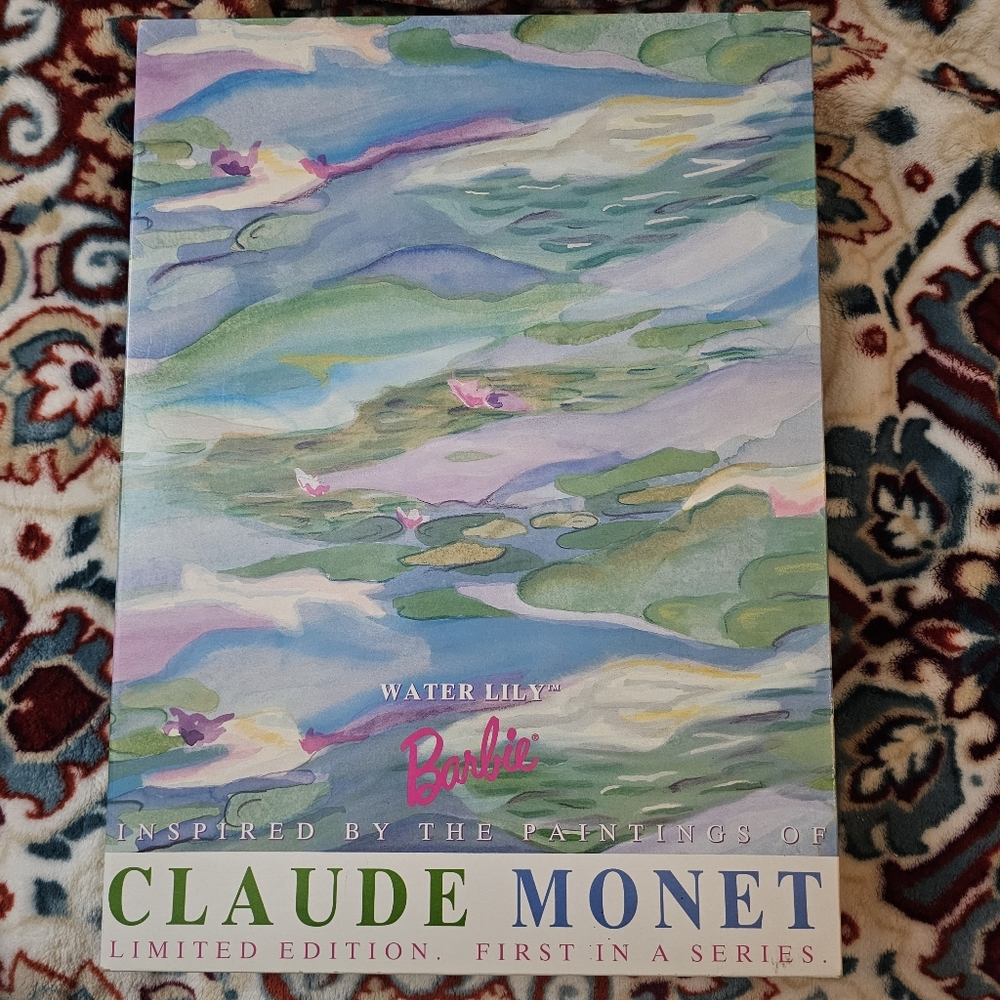 BNIB Vintage 1997 Mattel "Water Lily" Barbie Inspired by Claude Monet - Picture 2 of 11